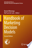 Handbook of marketing decision models /