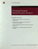 Changing European human resource practices.