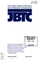 Iowa State journal of business and technical communication : JBTC.