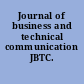 Journal of business and technical communication JBTC.