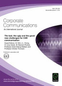 The bad, the ugly and the good : new challenges for CSR communication /