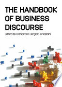 The handbook of business discourse