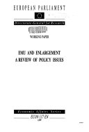 EMU and enlargement : a review of policy issues /