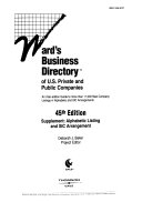 Ward's business directory of U.S. private and public companies.