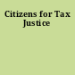 Citizens for Tax Justice
