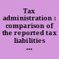 Tax administration : comparison of the reported tax liabilities of foreign- and U.S.-controlled corporations, 1996-2000 : report to congressional requesters /