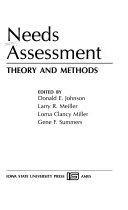 Needs assessment : theory and methods /