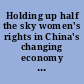 Holding up half the sky women's rights in China's changing economy : roundtable before the Congressional-Executive Commission on China, One Hundred Eighth Congress, first session, February 24, 2003.