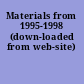 Materials from 1995-1998 (down-loaded from web-site)