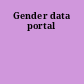 Gender data portal