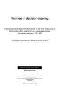 Women in decision-making : panorama of activities in the framework of the third medium-term Community action programme on equal opportunities for women and men (1991-95) /