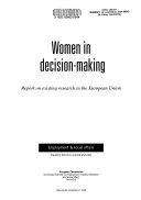 Women in decision-making : report on existing research in the European Union /