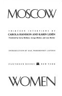 Moscow women : thirteen interviews /