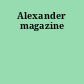 Alexander magazine