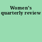 Women's quarterly review