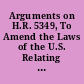 Arguments on H.R. 5349, To Amend the Laws of the U.S. Relating to the Registration of Trade-Marks. hearings before the United States House Committee on Patents, Fifty-Ninth Congress, first session, on Feb. 14, 1906.
