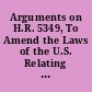 Arguments on H.R. 5349, To Amend the Laws of the U.S. Relating to the Registration of Trade-Marks. hearings before the United States House Committee on Patents, Fifty-Ninth Congress, first session, on Feb. 28, 1906.