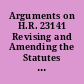 Arguments on H.R. 23141 Revising and Amending the Statutes Relative to Trade-Marks hearings before the United States House Committee on Patents, Sixty-First Congress, second session, on Apr. 13, 1910.
