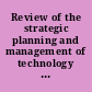 Review of the strategic planning and management of technology at the U.S. Department of Agriculture hearing before the Committee on Agriculture, Nutrition, and Forestry, United States Senate, One Hundred Fifth Congress, first session ... March 5, 1997.