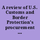 A review of U.S. Customs and Border Protection's procurement of untrained canines