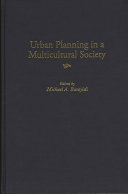 Urban planning in a multicultural society /