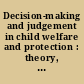 Decision-making and judgement in child welfare and protection : theory, research, and practice /