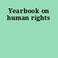 Yearbook on human rights
