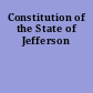 Constitution of the State of Jefferson