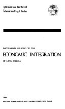 Instruments relating to the economic integration of Latin America.