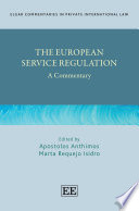 The European service regulation a commentary /