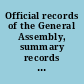 Official records of the General Assembly, summary records of the Sixth Committee