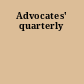 Advocates' quarterly