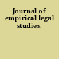 Journal of empirical legal studies.