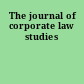 The journal of corporate law studies