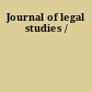 Journal of legal studies /