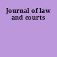 Journal of law and courts