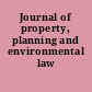 Journal of property, planning and environmental law