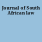 Journal of South African law