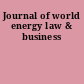 Journal of world energy law & business