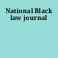 National Black law journal