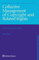 Collective management of copyright and related rights /