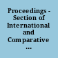 Proceedings - Section of International and Comparative Law, American Bar Association