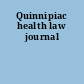 Quinnipiac health law journal