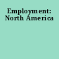 Employment: North America