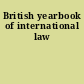 British yearbook of international law