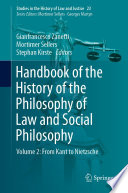 Handbook of the history of the philosophy of law and social philosophy.