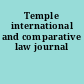 Temple international and comparative law journal