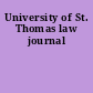 University of St. Thomas law journal