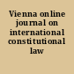 Vienna online journal on international constitutional law