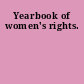 Yearbook of women's rights.